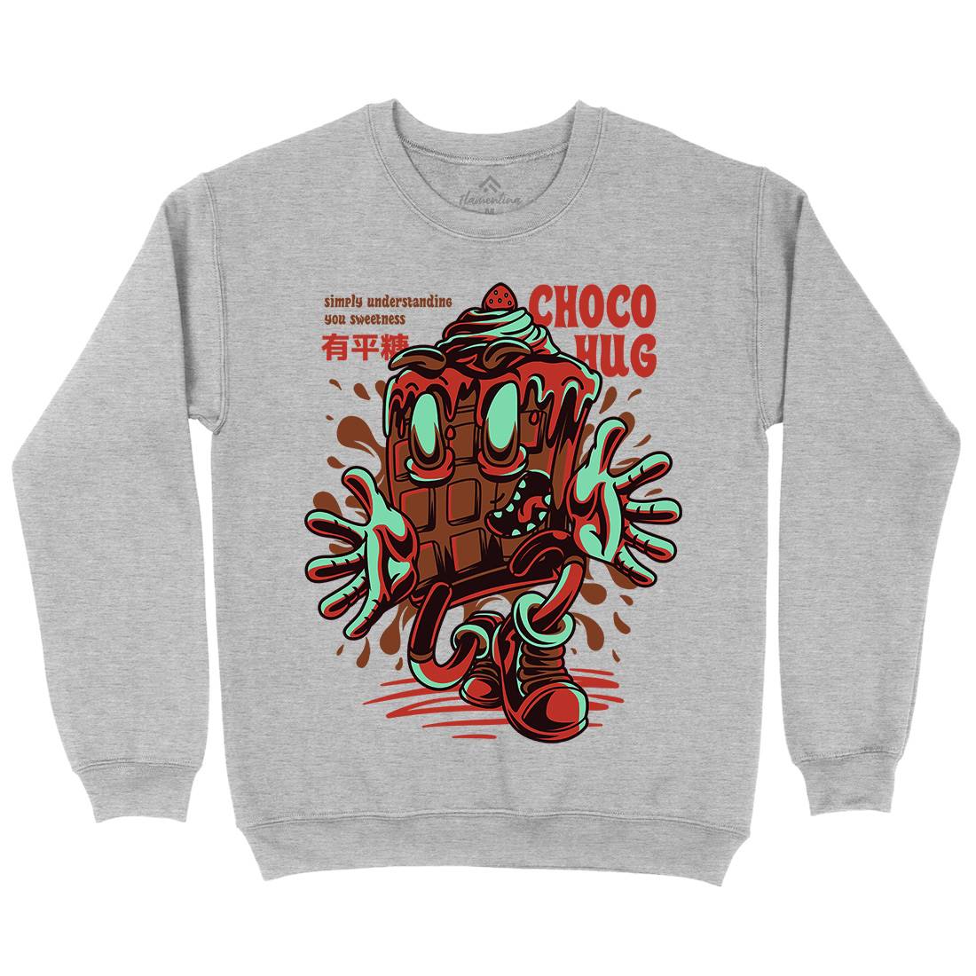 Choco Hug Kids Crew Neck Sweatshirt Food D725
