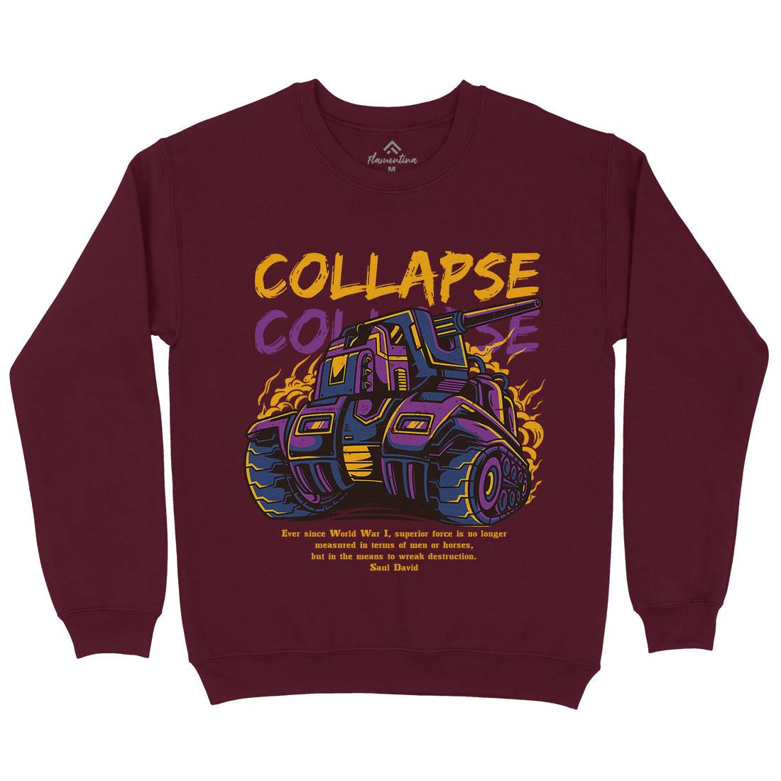Collapse Kids Crew Neck Sweatshirt Army D728