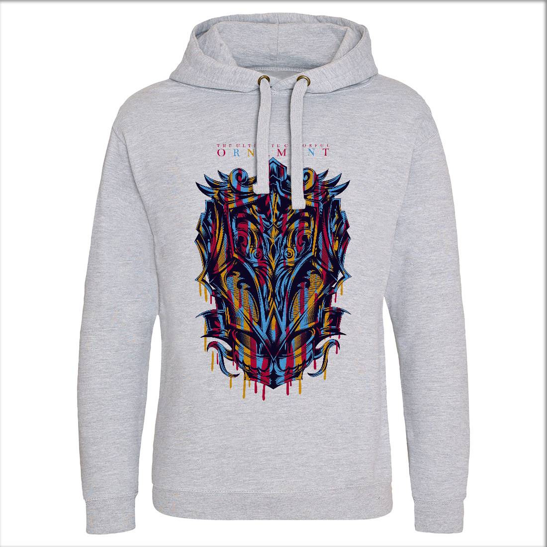 Colourful Ornament Mens Hoodie Without Pocket Graffiti D729