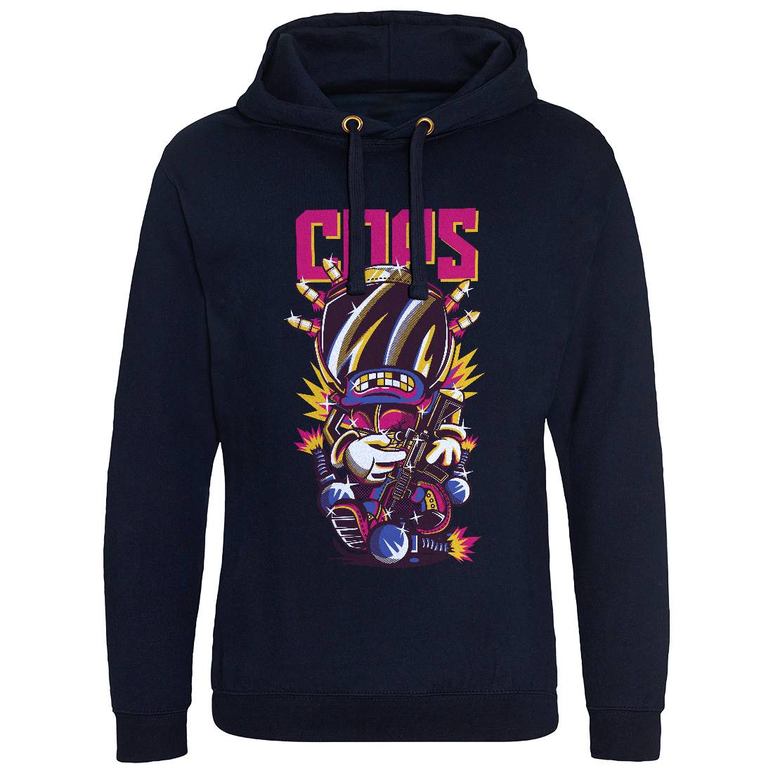 Cops Mens Hoodie Without Pocket Space D734