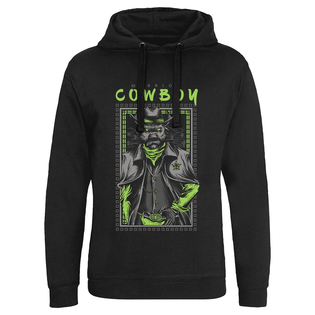 Cowboy Warrior Mens Hoodie Without Pocket American D735