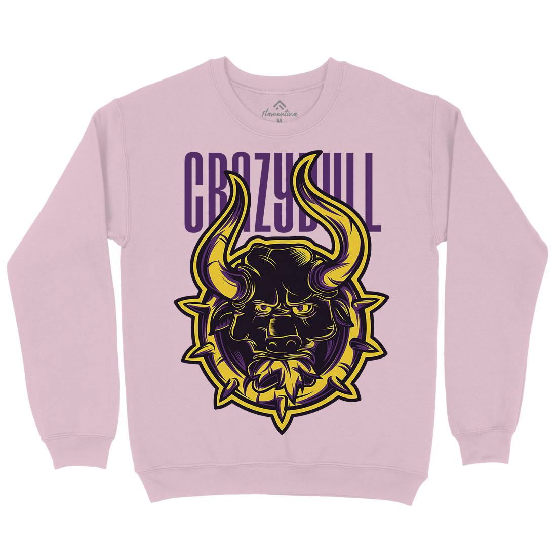 Crazy Bull Kids Crew Neck Sweatshirt Animals D736