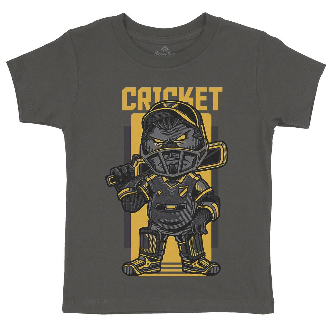 Cricket Kids Crew Neck T-Shirt Sport D739