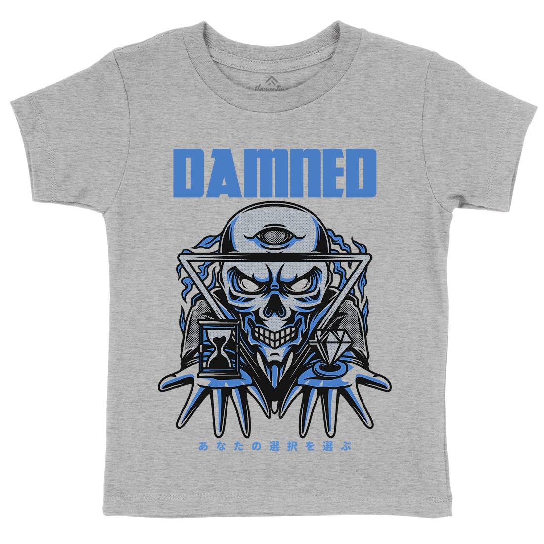 Damned Kids Organic Crew Neck T-Shirt Horror D744