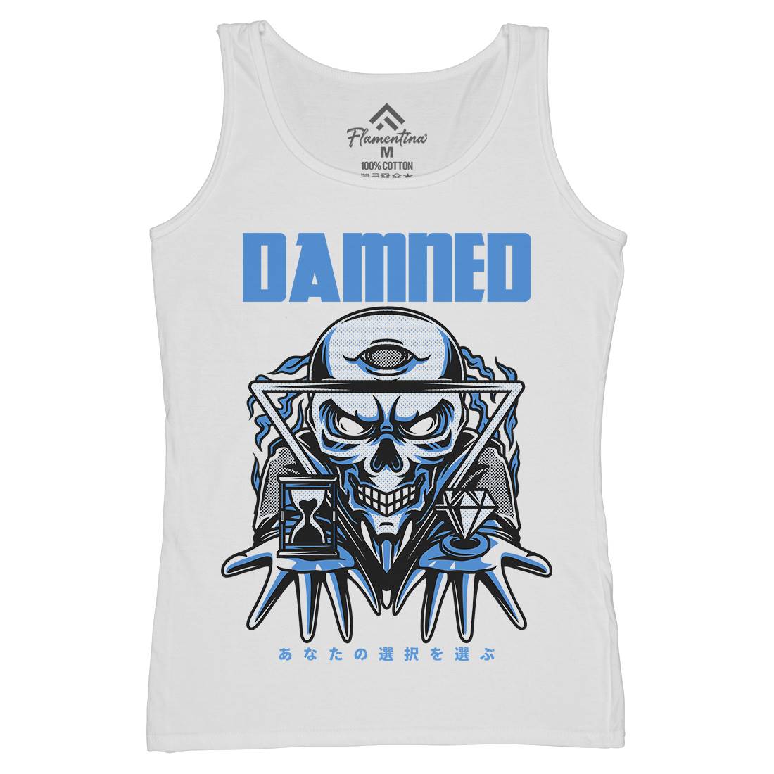 Damned Womens Organic Tank Top Vest Horror D744