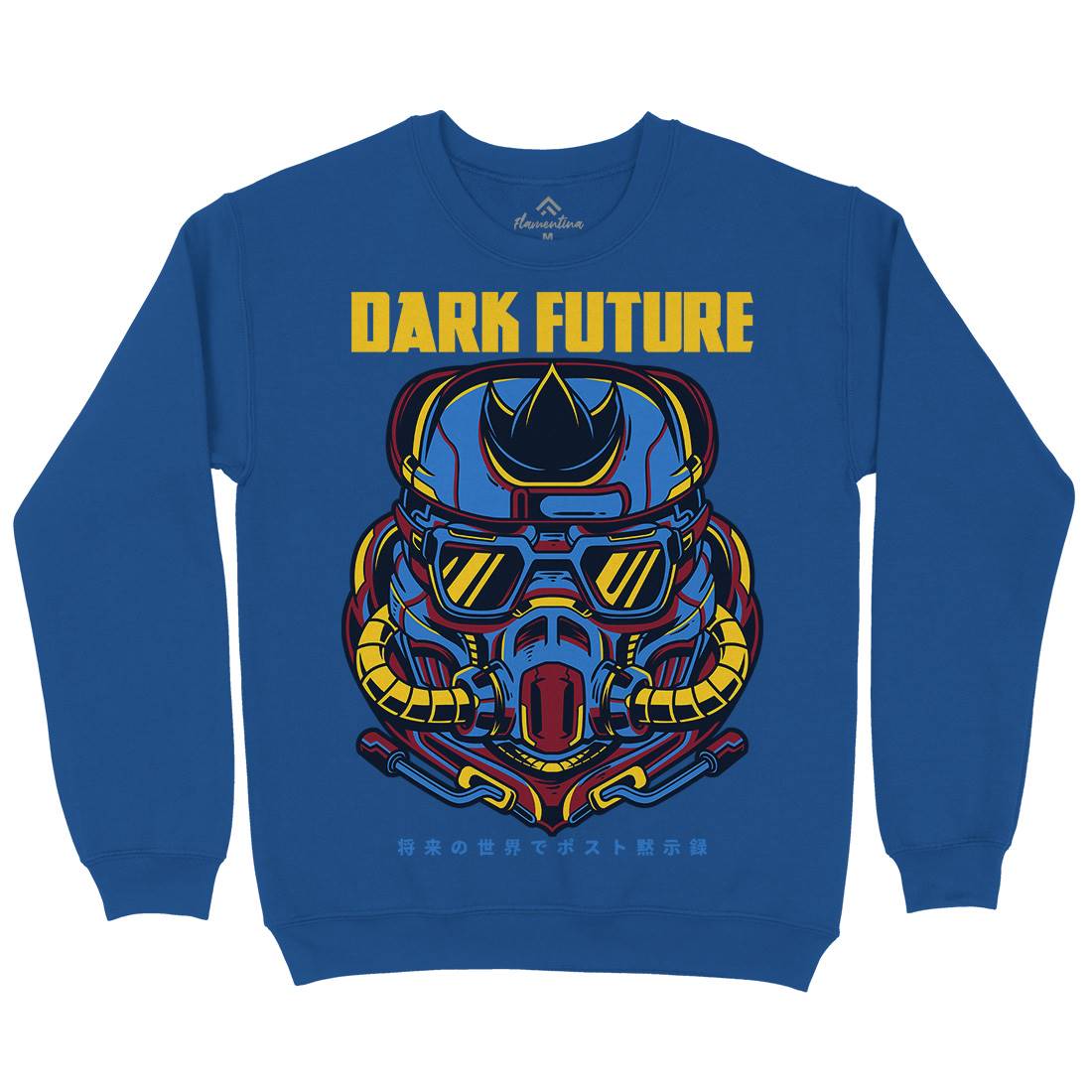 Dark Future Mens Crew Neck Sweatshirt Space D745