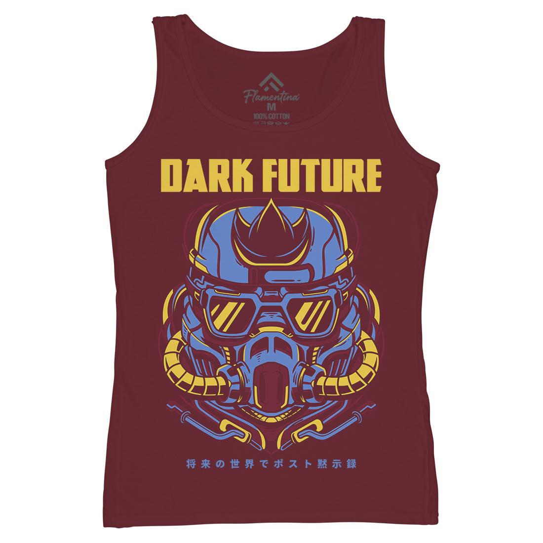 Dark Future Womens Organic Tank Top Vest Space D745