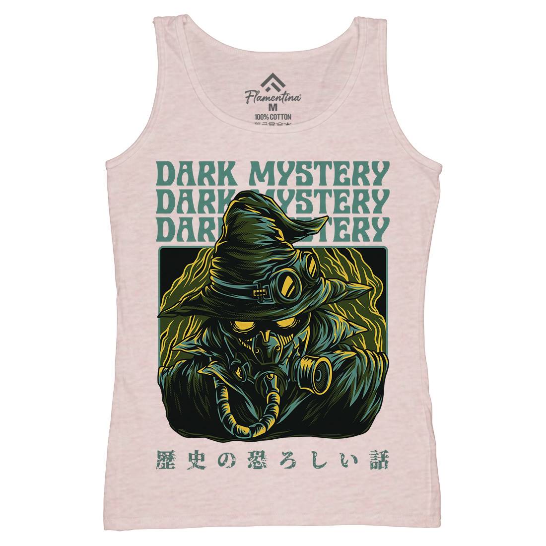 Dark Mystery Womens Organic Tank Top Vest Horror D746