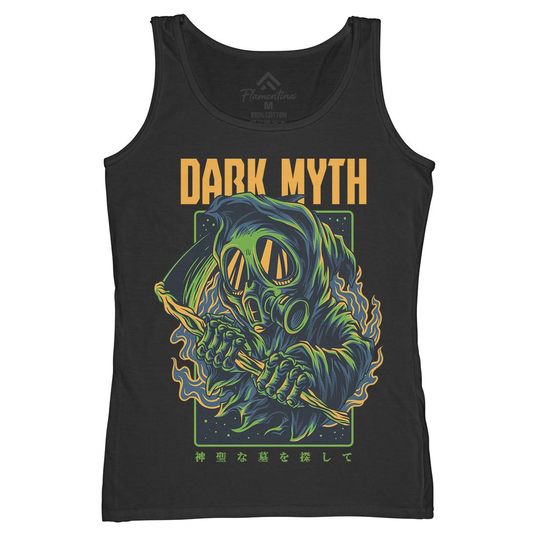 Dark Myth Womens Organic Tank Top Vest Horror D747
