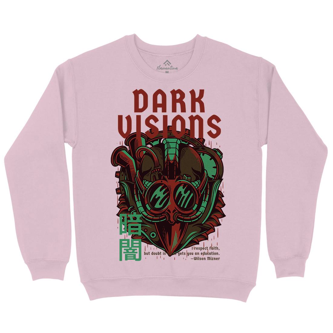 Dark Visions Kids Crew Neck Sweatshirt Steampunk D748
