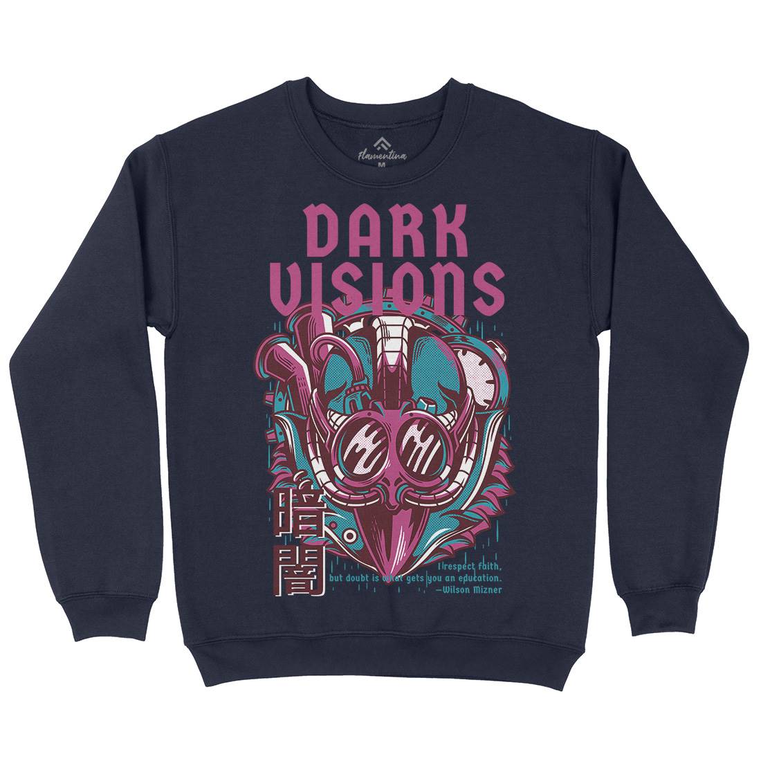 Dark Visions Mens Crew Neck Sweatshirt Steampunk D748