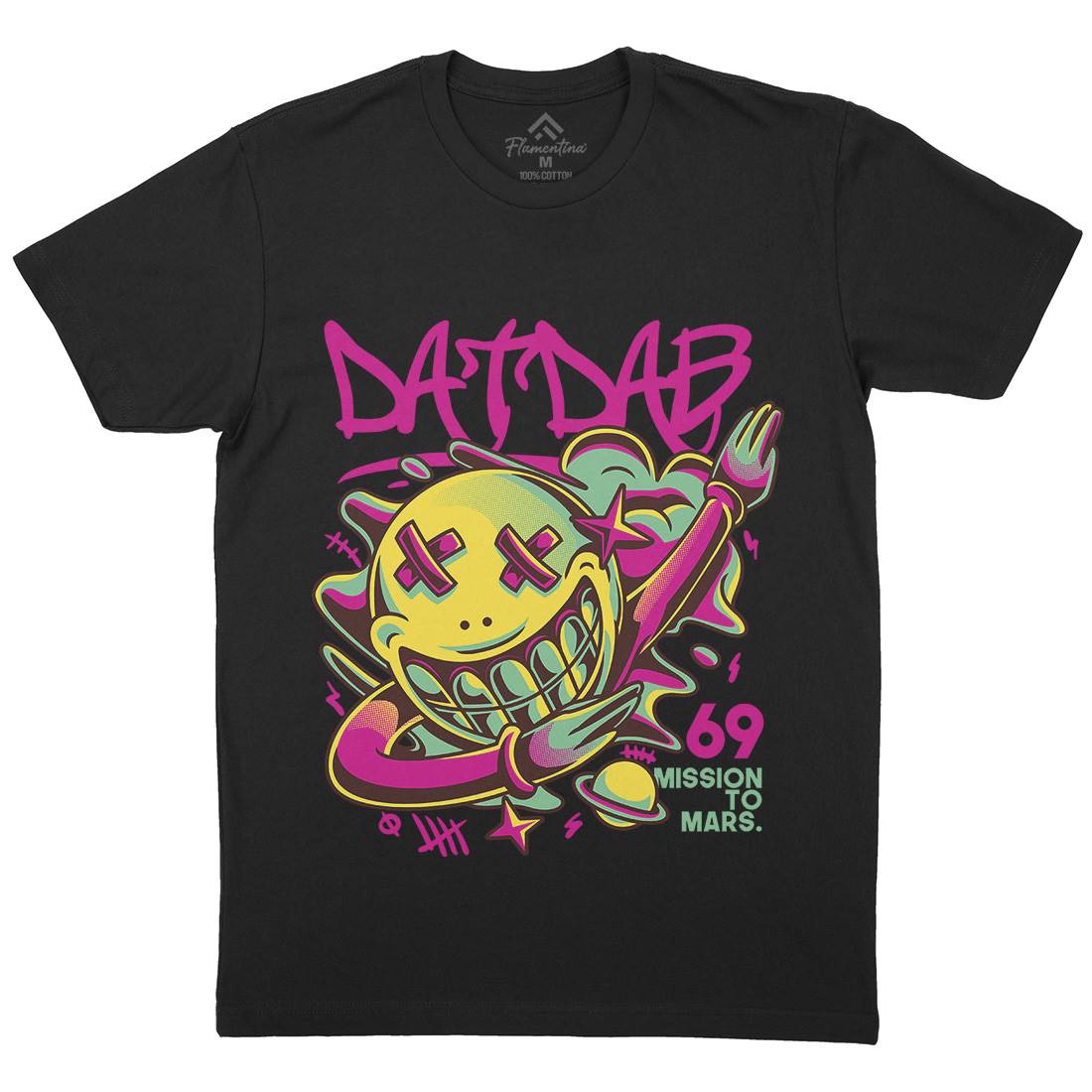 Dat Dab Mens Crew Neck T-Shirt Music D750