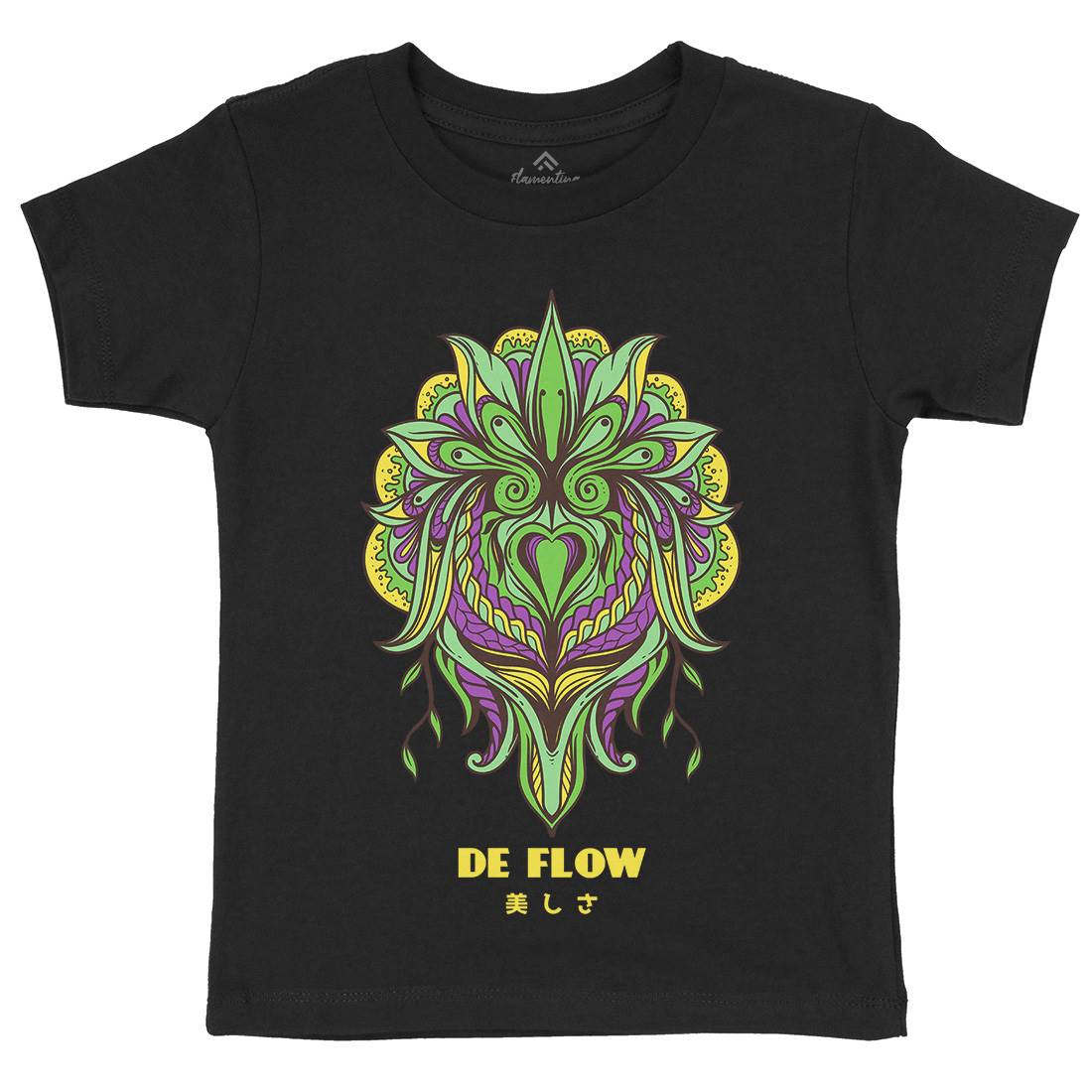 Flow Kids Crew Neck T-Shirt Art D751