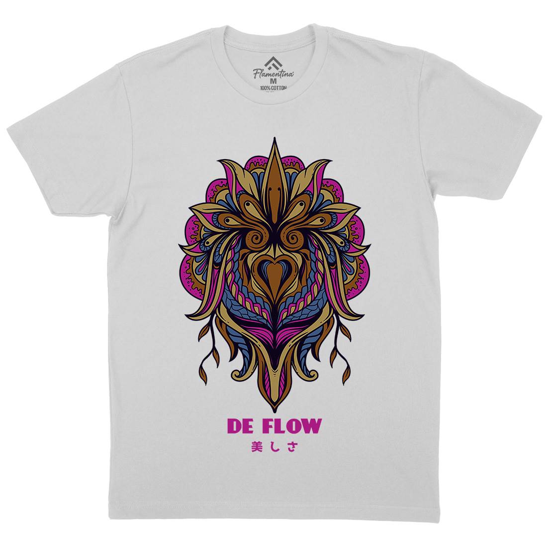 Flow Mens Crew Neck T-Shirt Art D751