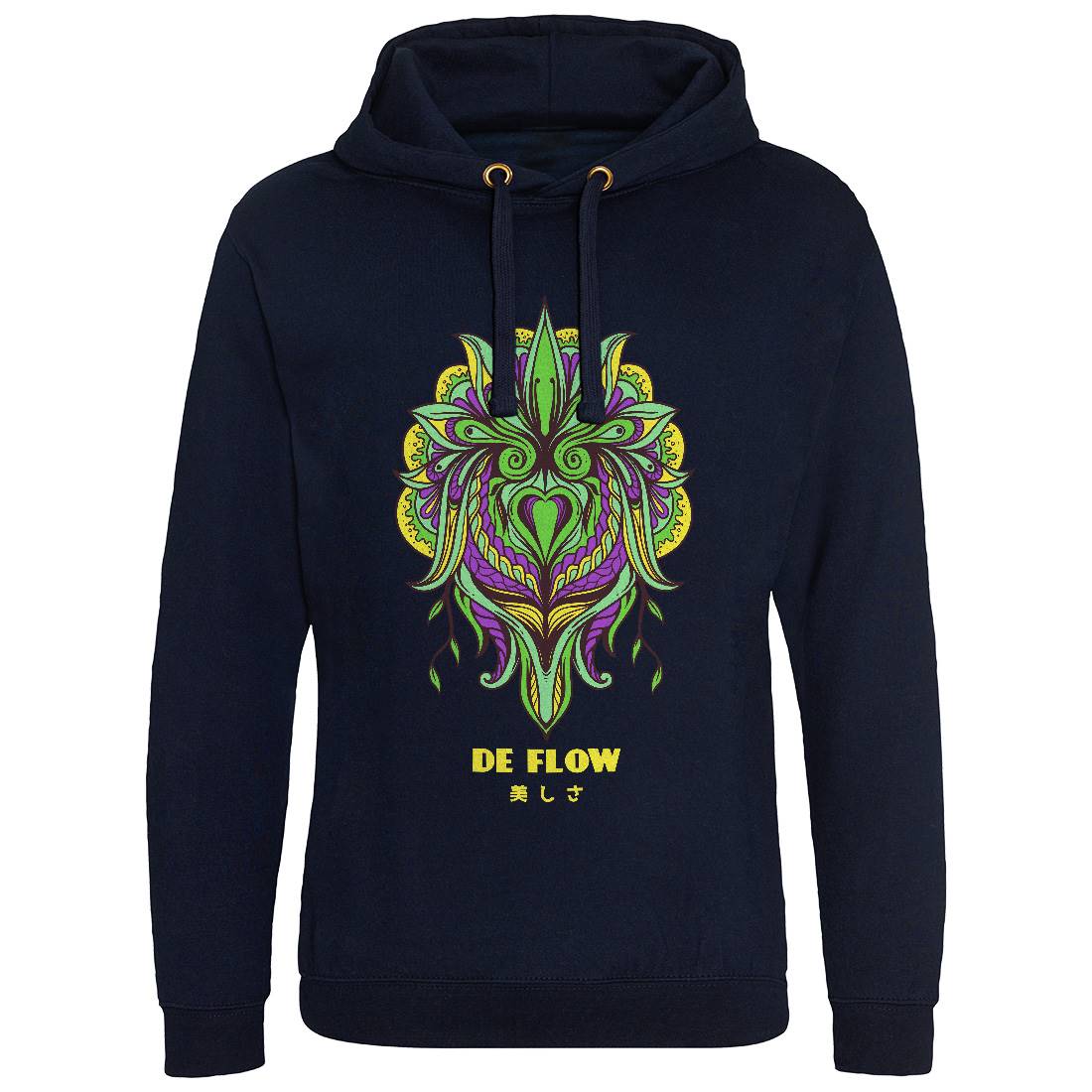 Flow Mens Hoodie Without Pocket Art D751