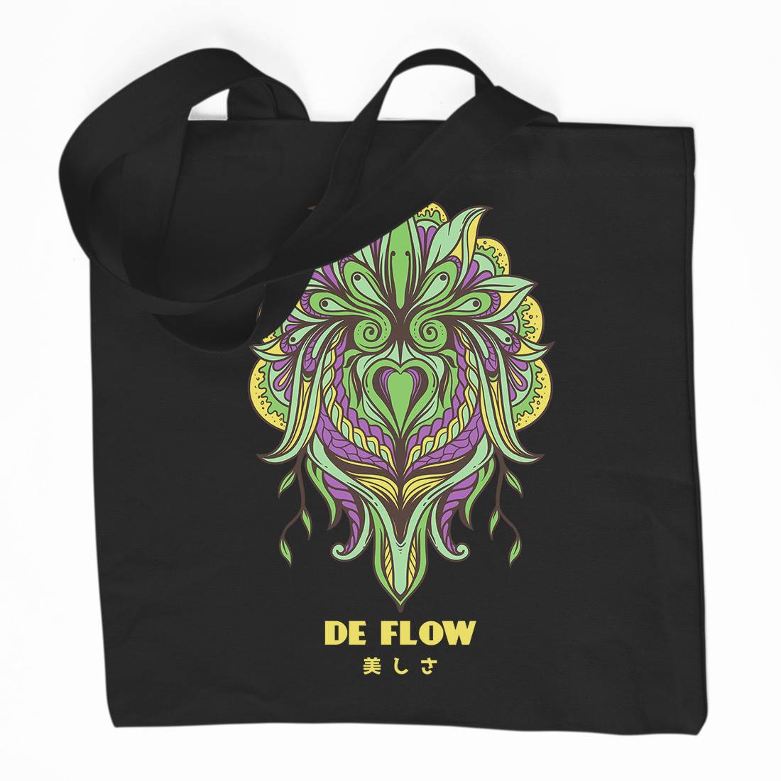 Flow Organic Premium Cotton Tote Bag Art D751