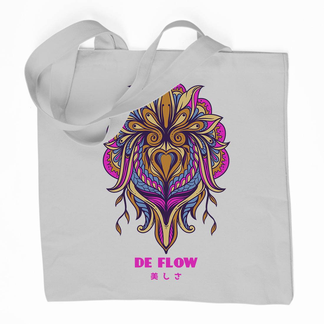 Flow Organic Premium Cotton Tote Bag Art D751