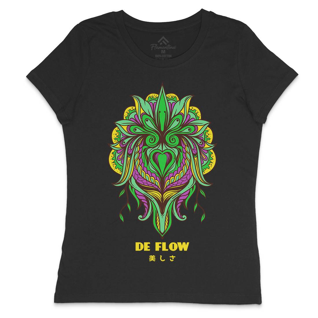 Flow Womens Crew Neck T-Shirt Art D751