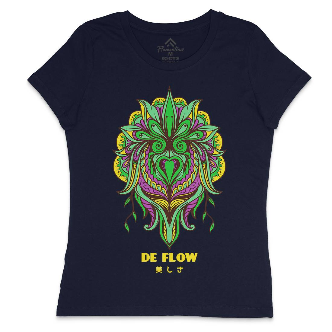 Flow Womens Crew Neck T-Shirt Art D751