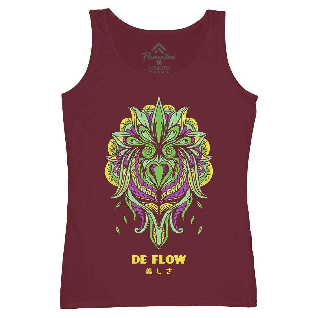 Flow Womens Organic Tank Top Vest Art D751