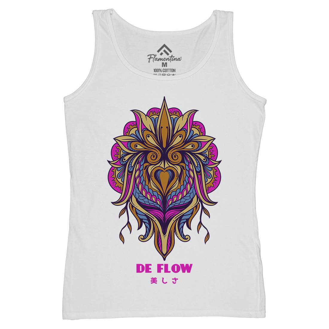 Flow Womens Organic Tank Top Vest Art D751