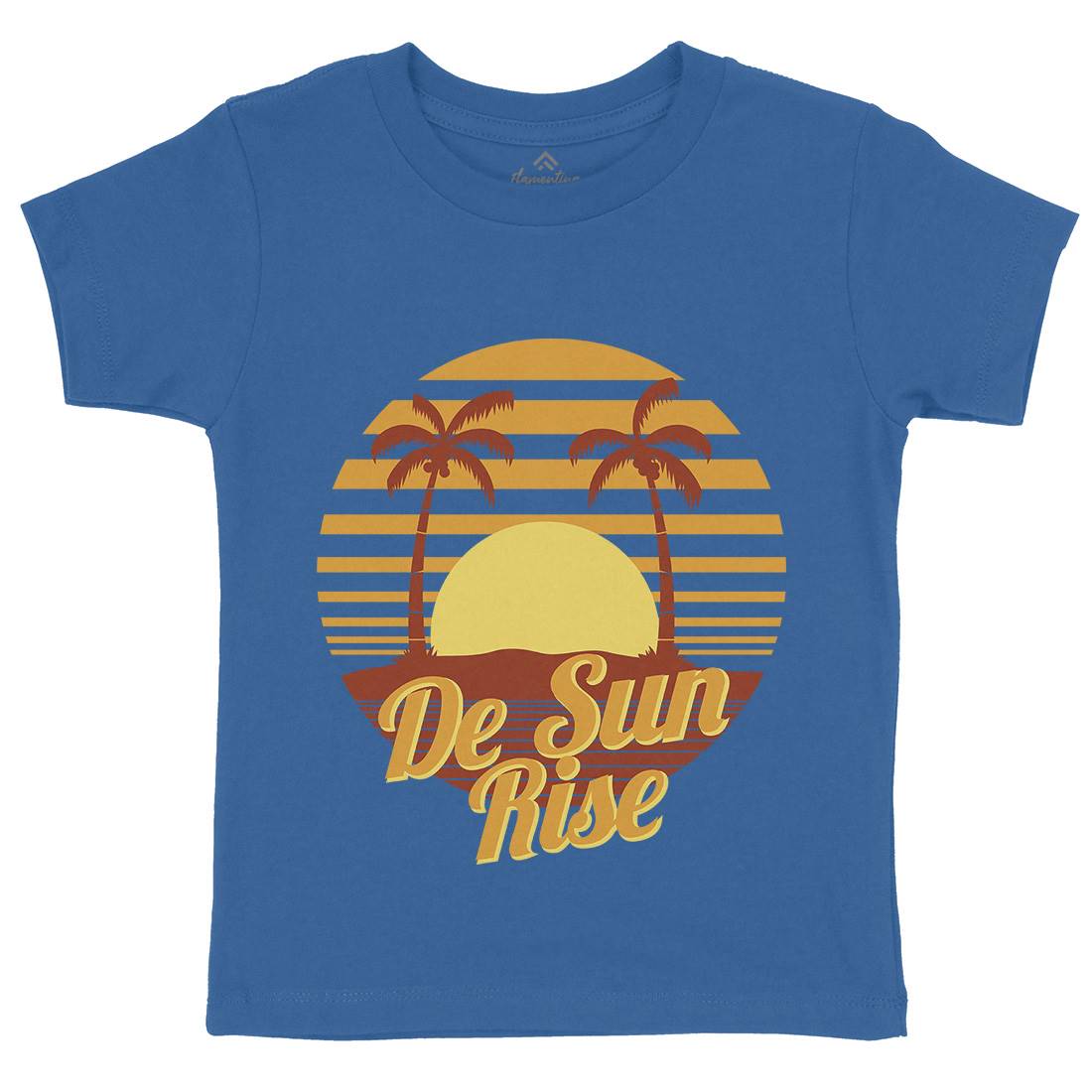 Sun Rise Kids Organic Crew Neck T-Shirt Holiday D752