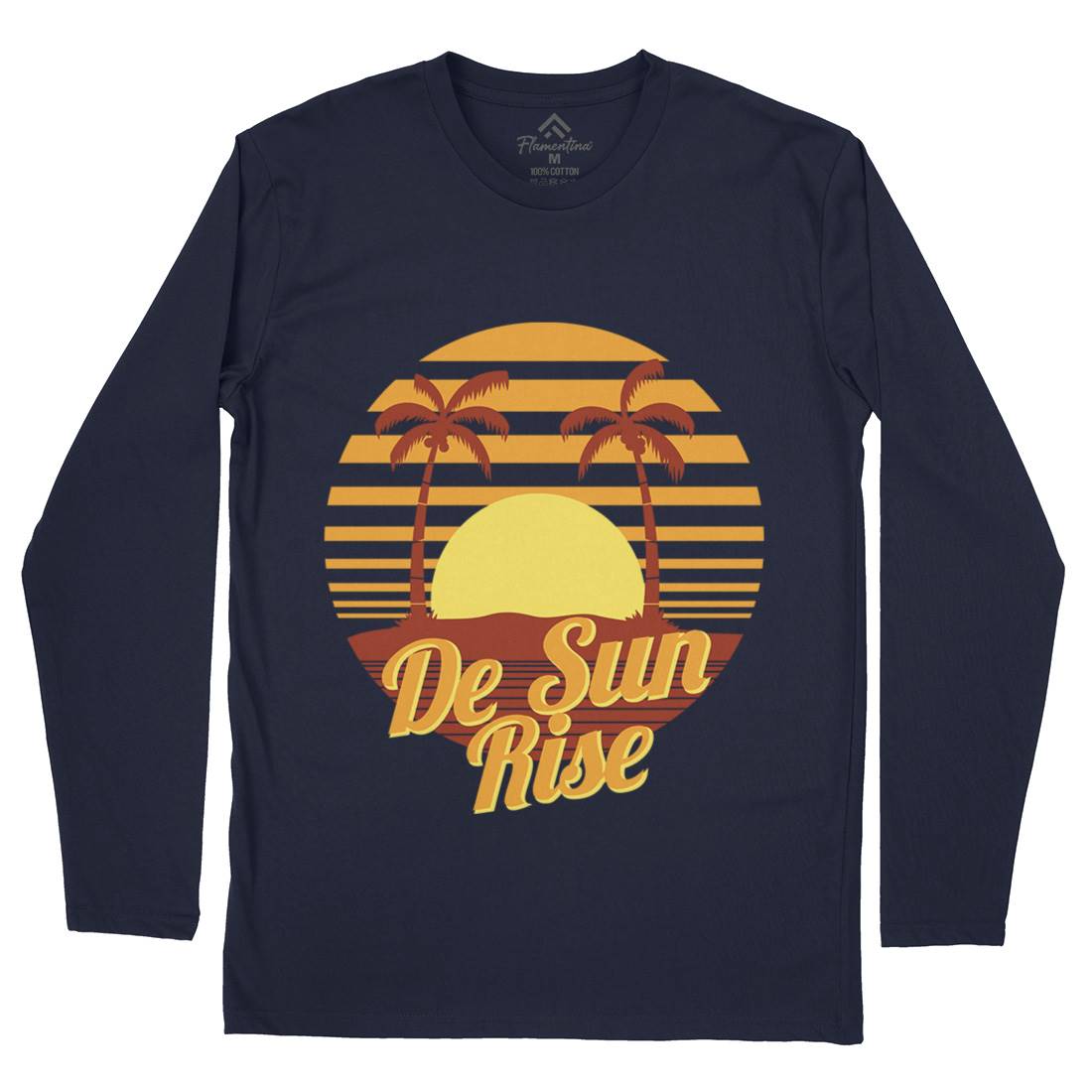Sun Rise Mens Long Sleeve T-Shirt Holiday D752