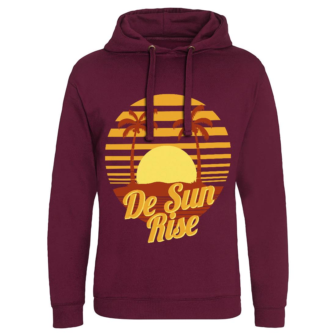 Sun Rise Mens Hoodie Without Pocket Holiday D752