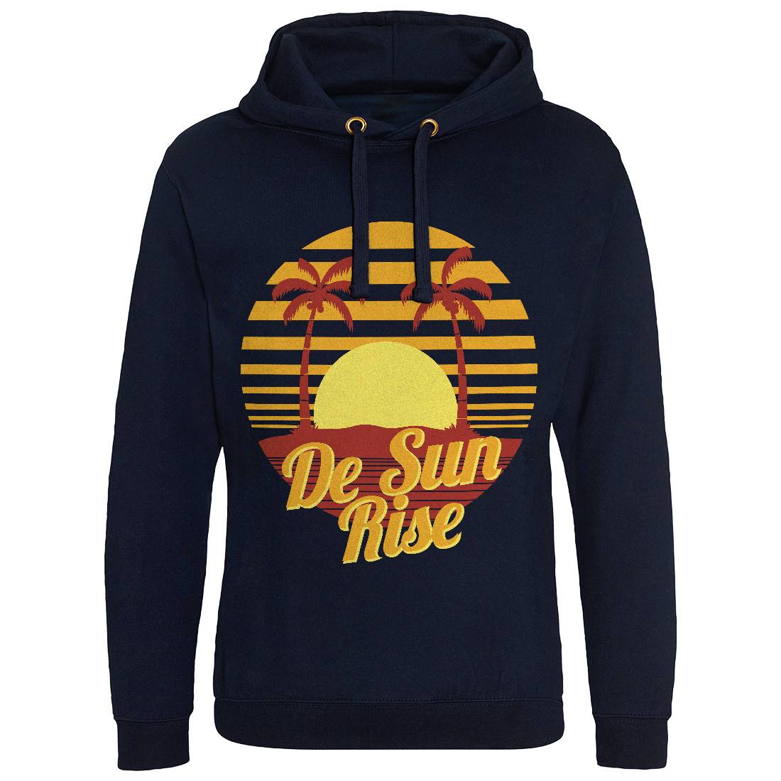 Sun Rise Mens Hoodie Without Pocket Holiday D752