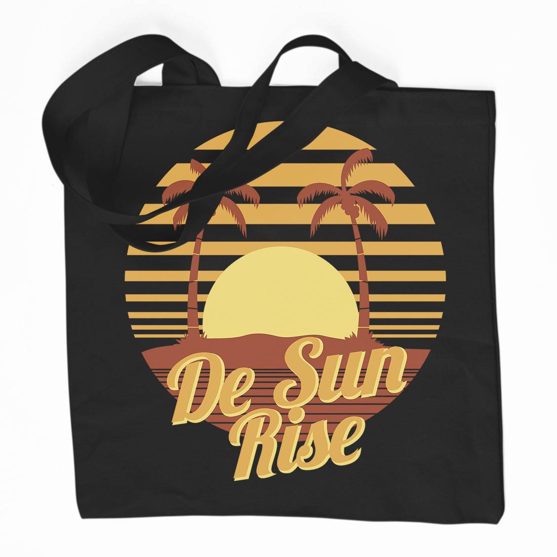 Sun Rise Organic Premium Cotton Tote Bag Holiday D752
