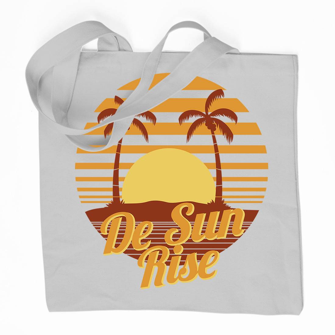 Sun Rise Organic Premium Cotton Tote Bag Holiday D752