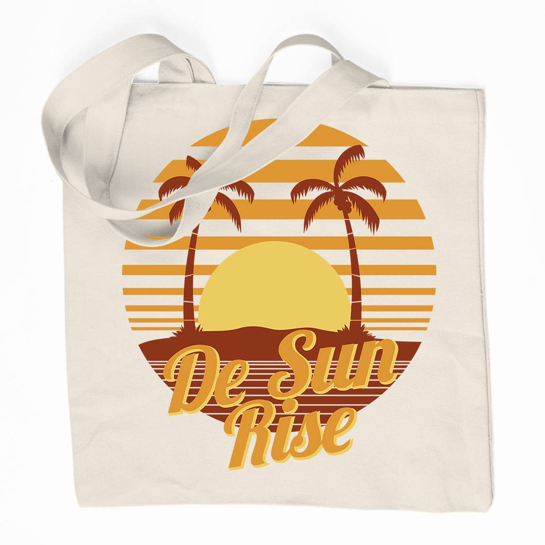 Sun Rise Organic Premium Cotton Tote Bag Holiday D752