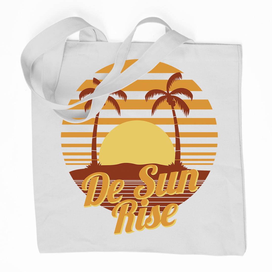 Sun Rise Organic Premium Cotton Tote Bag Holiday D752