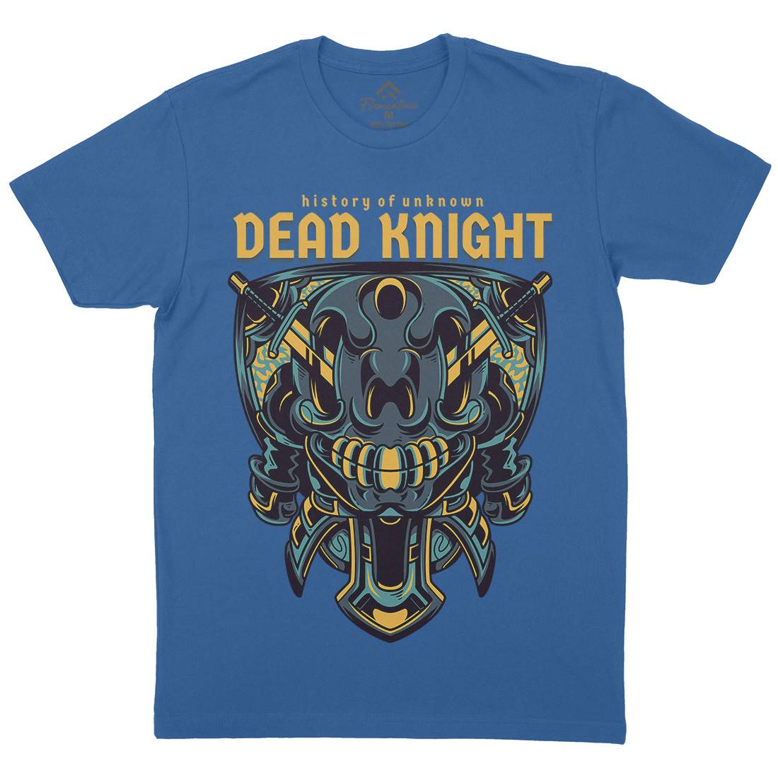 Dead Knight Mens Organic Crew Neck T-Shirt Warriors D753