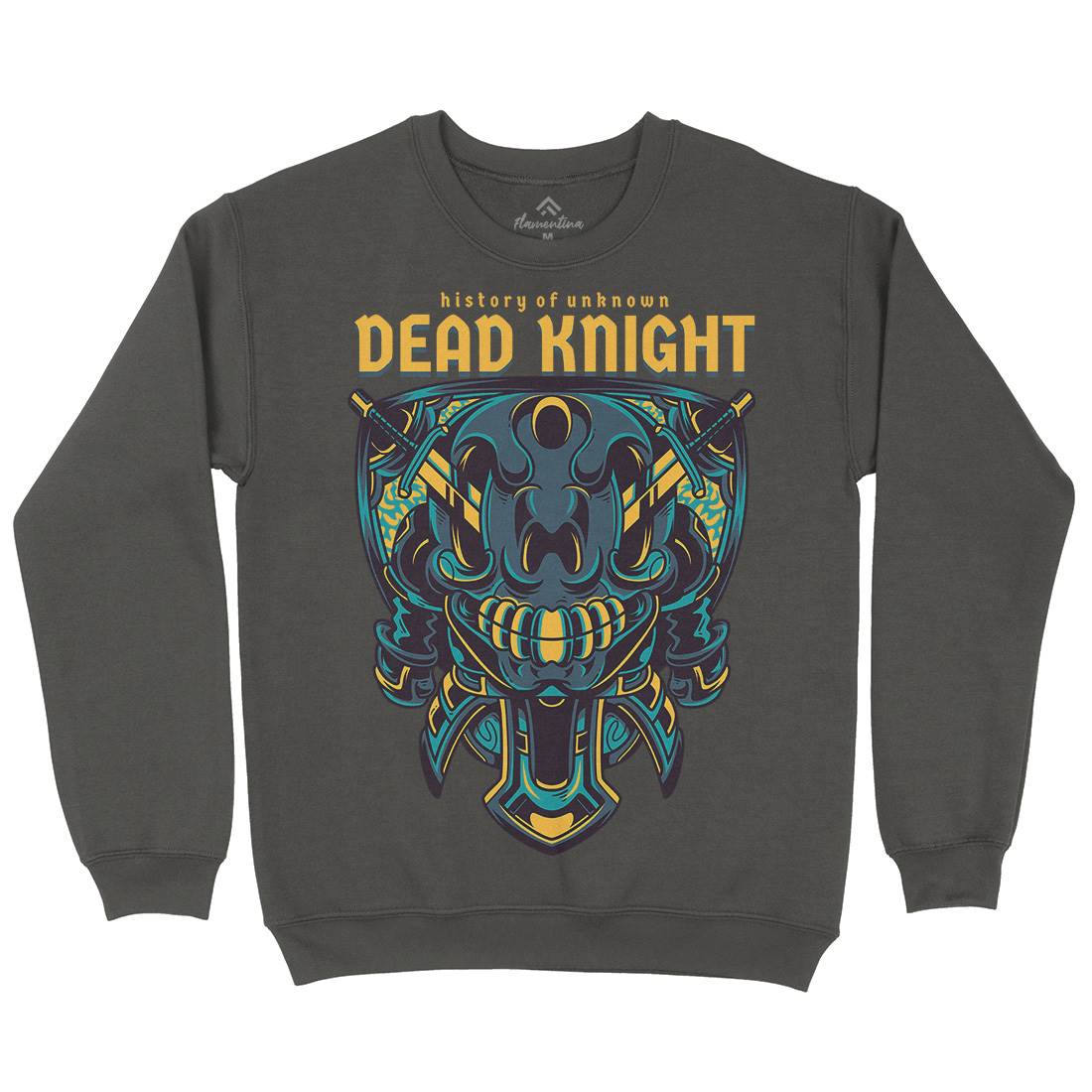 Dead Knight Mens Crew Neck Sweatshirt Warriors D753