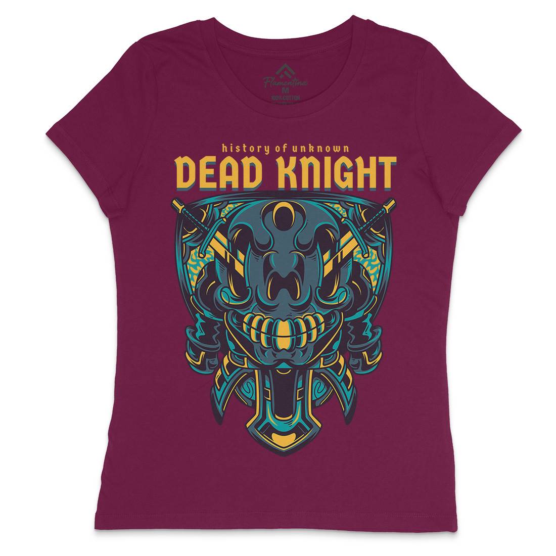 Dead Knight Womens Crew Neck T-Shirt Warriors D753