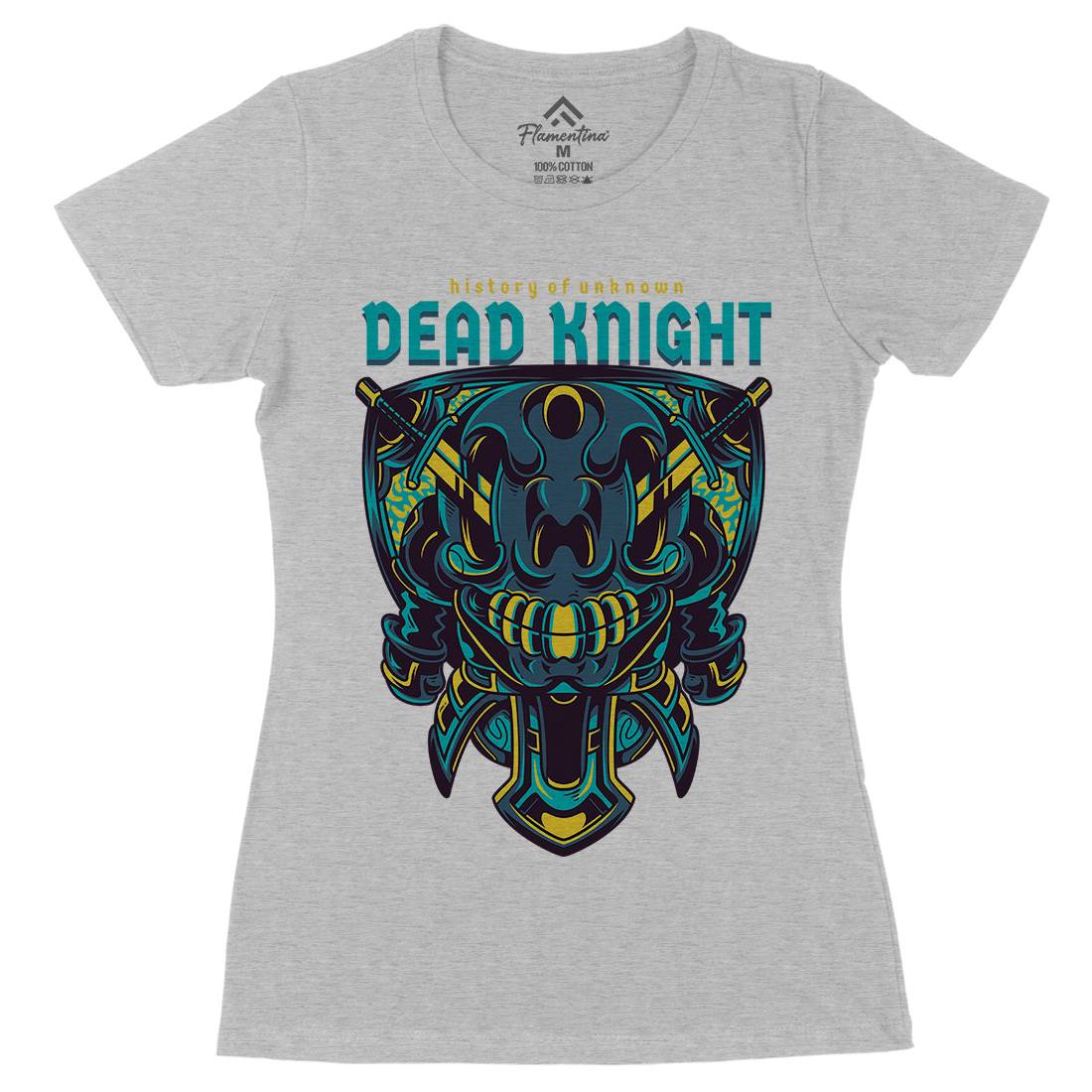 Dead Knight Womens Organic Crew Neck T-Shirt Warriors D753