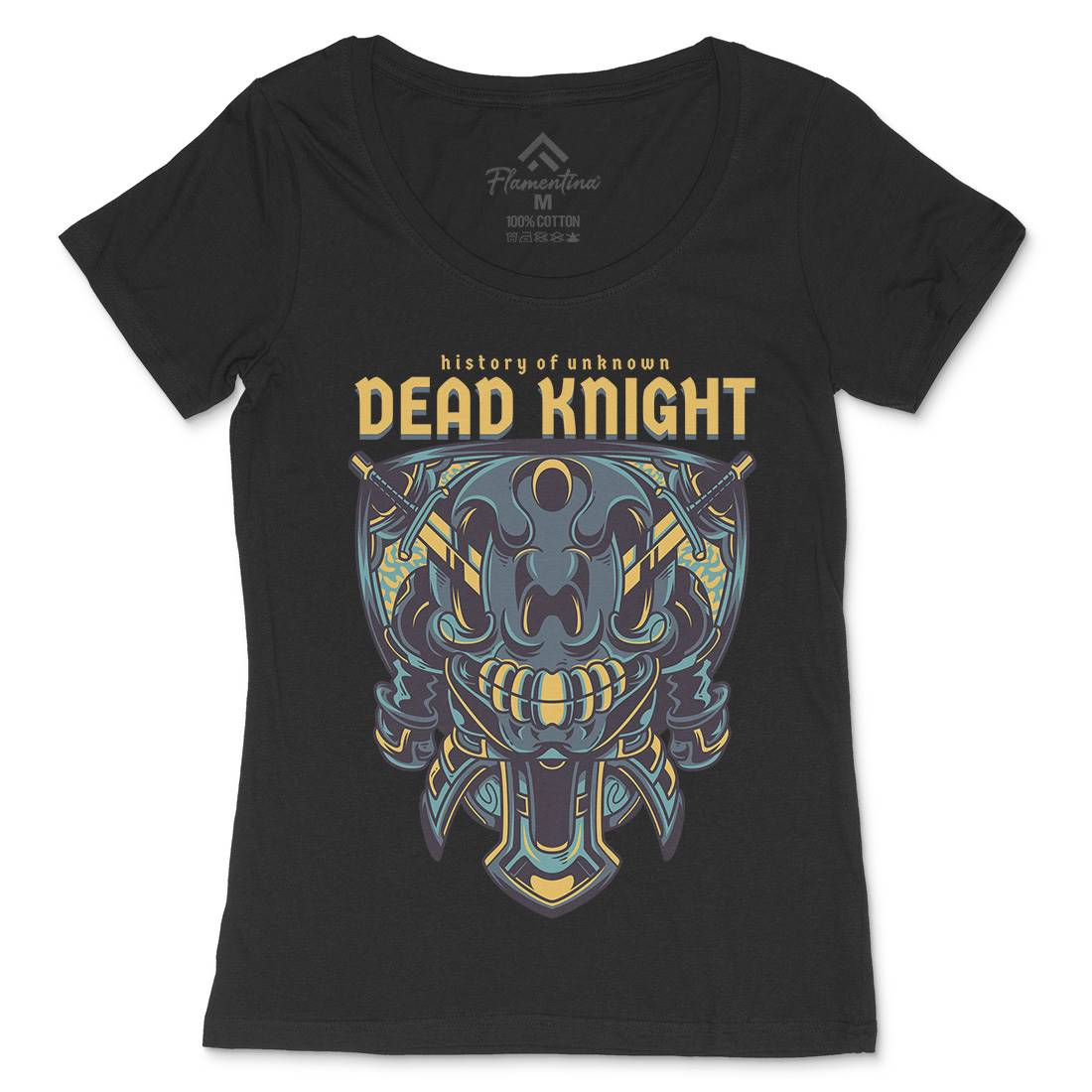 Dead Knight Womens Scoop Neck T-Shirt Warriors D753
