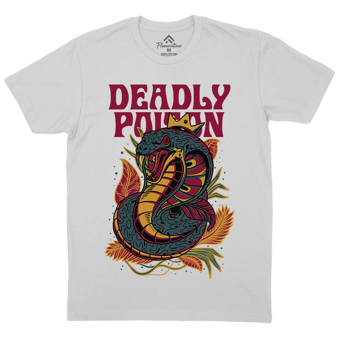Deadly Poison Mens Crew Neck T-Shirt Animals D754