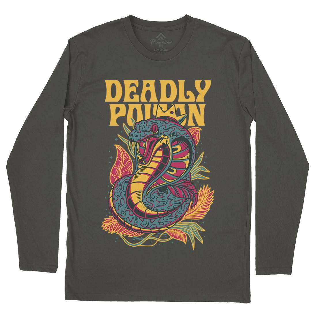 Deadly Poison Mens Long Sleeve T-Shirt Animals D754