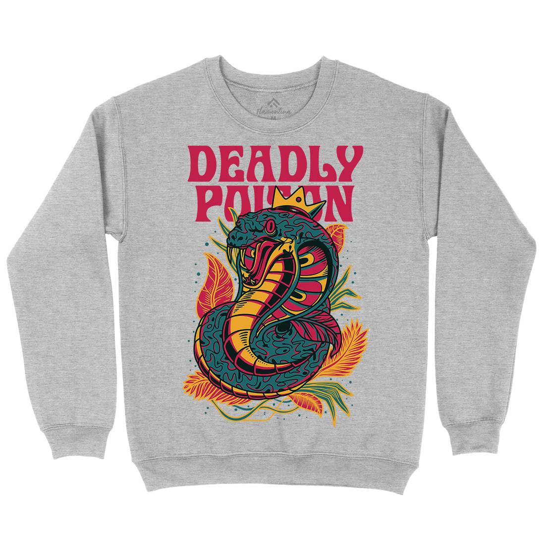 Deadly Poison Mens Crew Neck Sweatshirt Animals D754