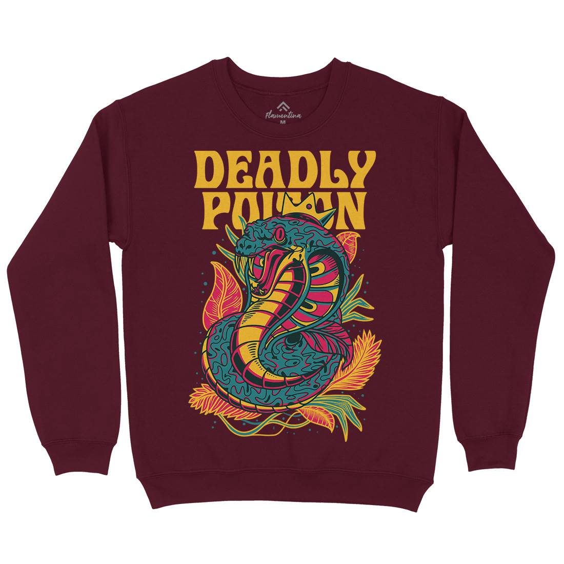 Deadly Poison Mens Crew Neck Sweatshirt Animals D754