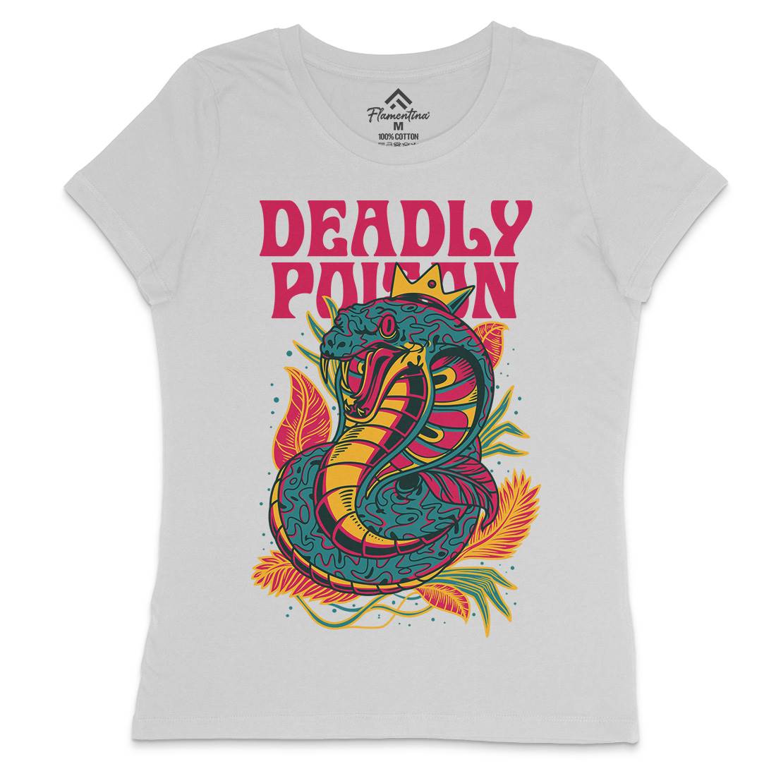 Deadly Poison Womens Crew Neck T-Shirt Animals D754
