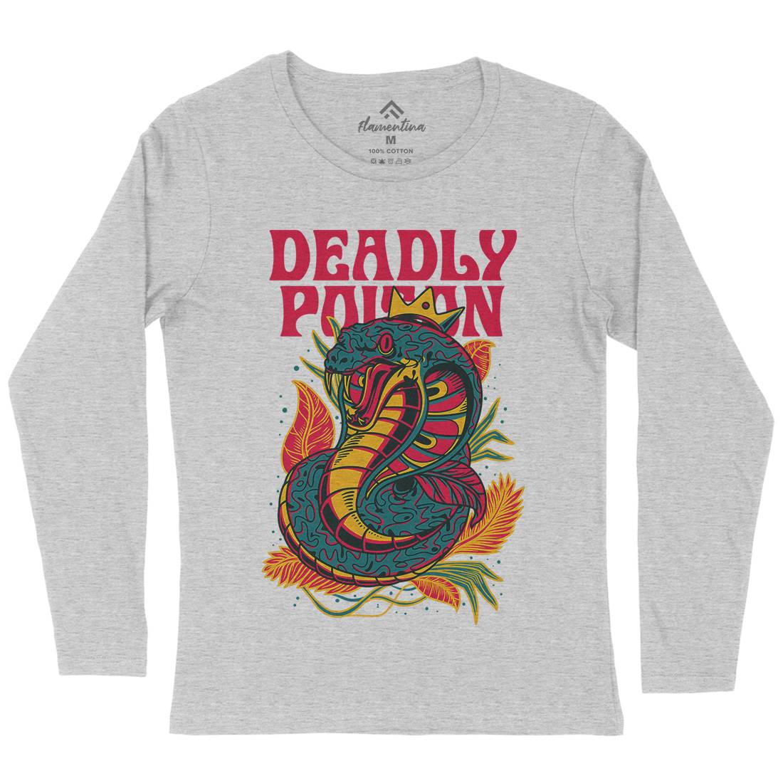 Deadly Poison Womens Long Sleeve T-Shirt Animals D754
