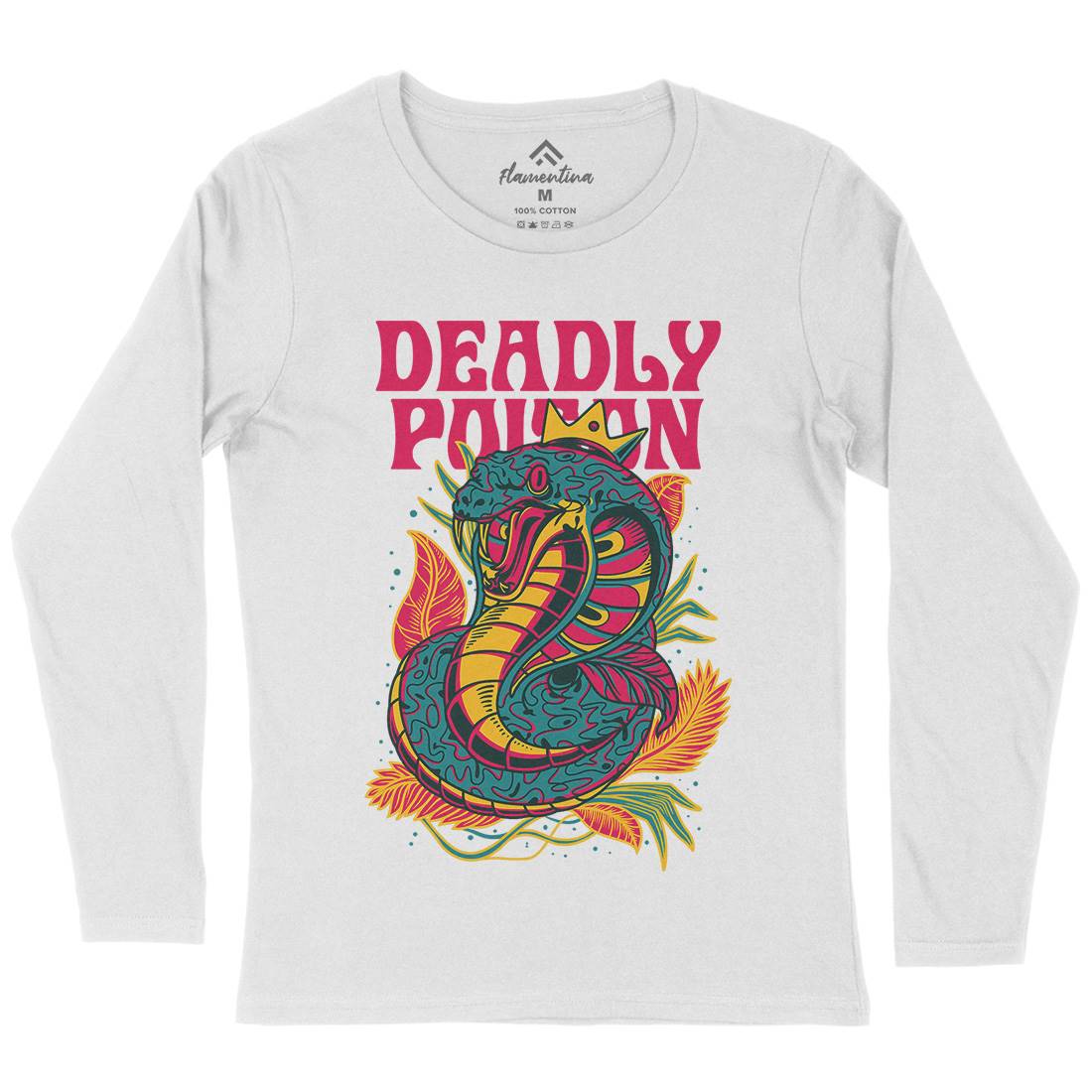 Deadly Poison Womens Long Sleeve T-Shirt Animals D754