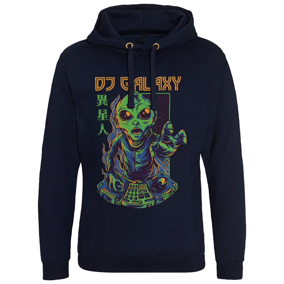 Dj Galaxy Mens Hoodie Without Pocket Space D756