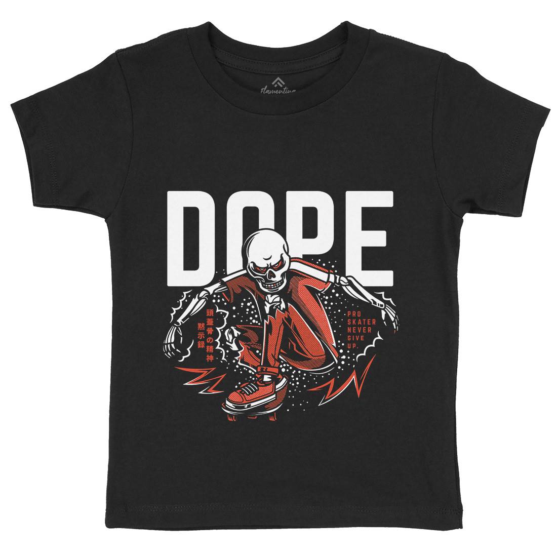 Dope Kids Crew Neck T-Shirt Skate D759