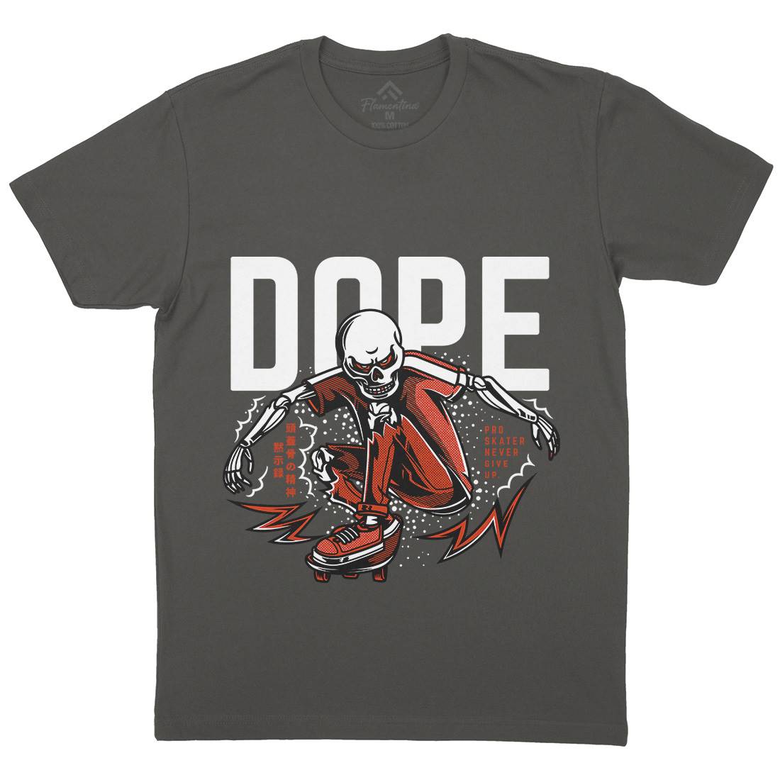 Dope Mens Organic Crew Neck T-Shirt Skate D759