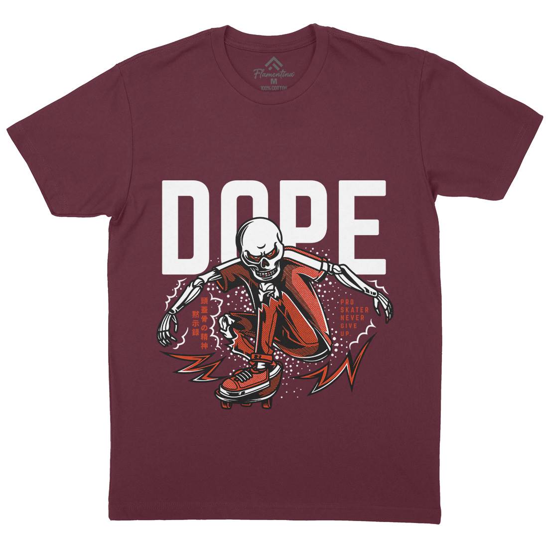 Dope Mens Organic Crew Neck T-Shirt Skate D759