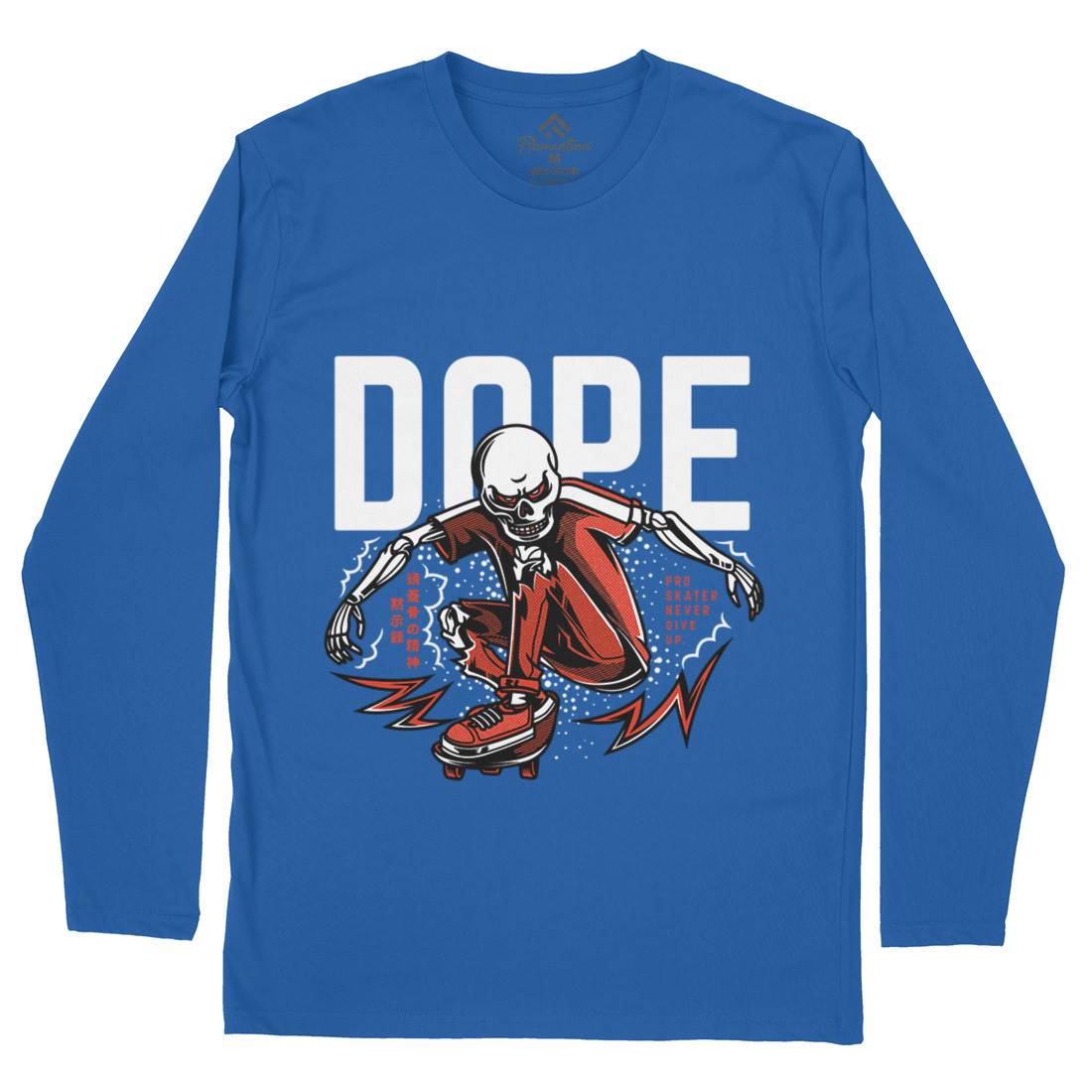 Dope Mens Long Sleeve T-Shirt Skate D759